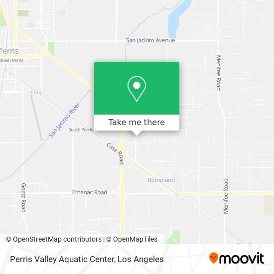 Perris Valley Aquatic Center map