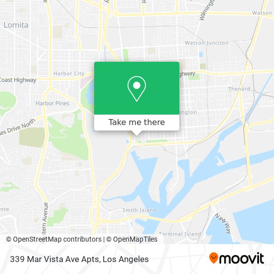 339 Mar Vista Ave Apts map