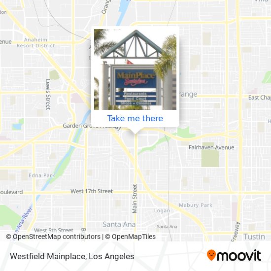 Westfield Mainplace map