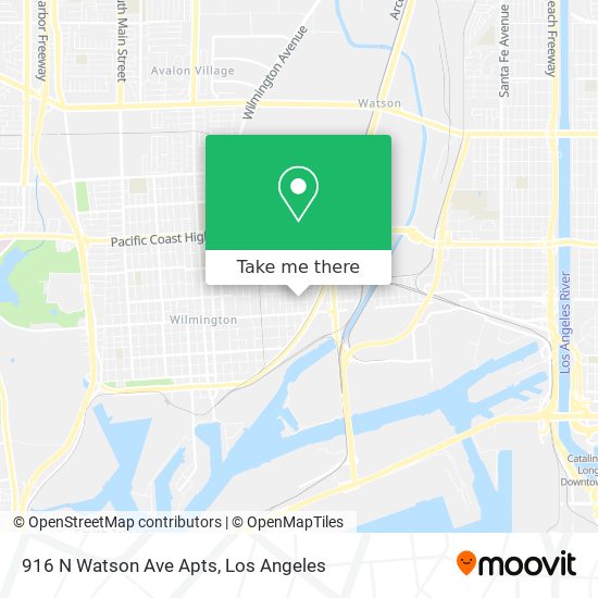 Mapa de 916 N Watson Ave Apts