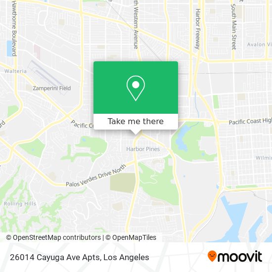 Mapa de 26014 Cayuga Ave Apts