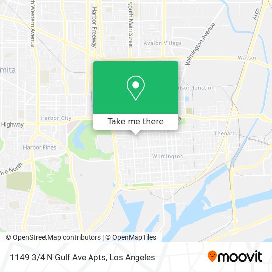 1149 3/4 N Gulf Ave Apts map