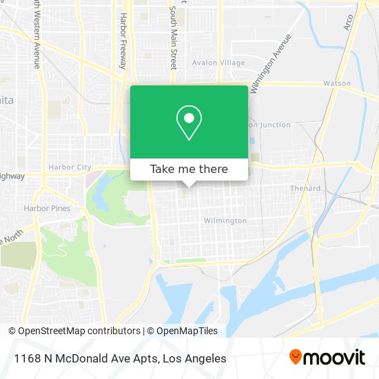Mapa de 1168 N McDonald Ave Apts