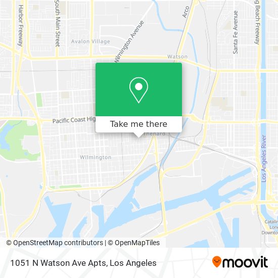 Mapa de 1051 N Watson Ave Apts