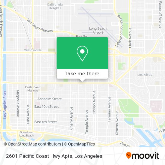 Mapa de 2601 Pacific Coast Hwy Apts