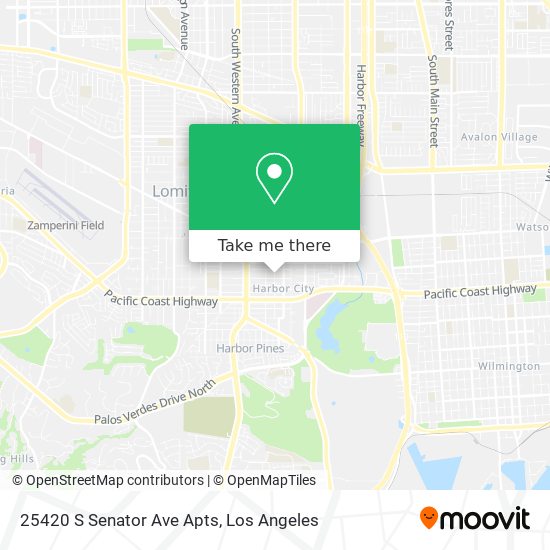 25420 S Senator Ave Apts map