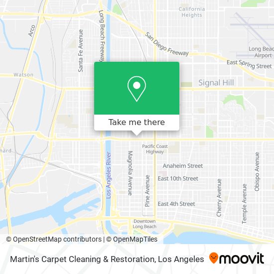 Martin's Carpet Cleaning & Restoration map