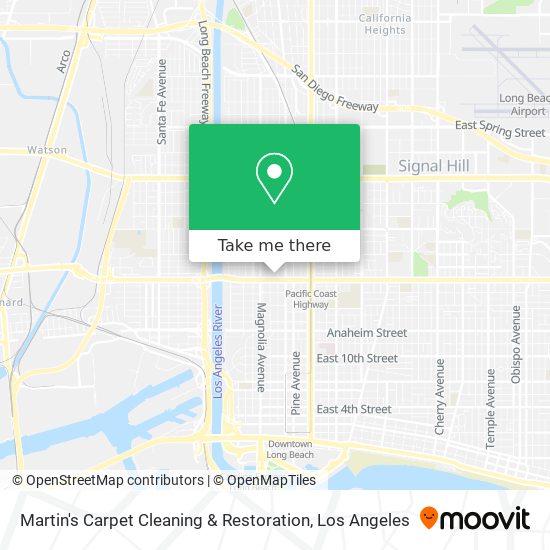 Mapa de Martin's Carpet Cleaning & Restoration