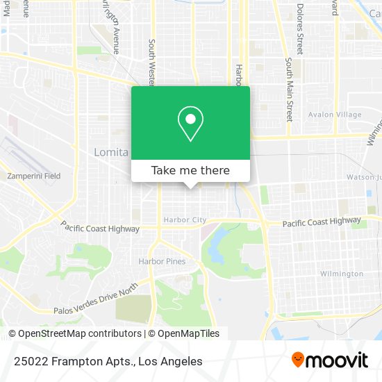 25022 Frampton Apts. map