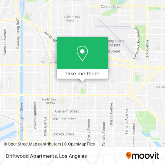 Driftwood Apartments map