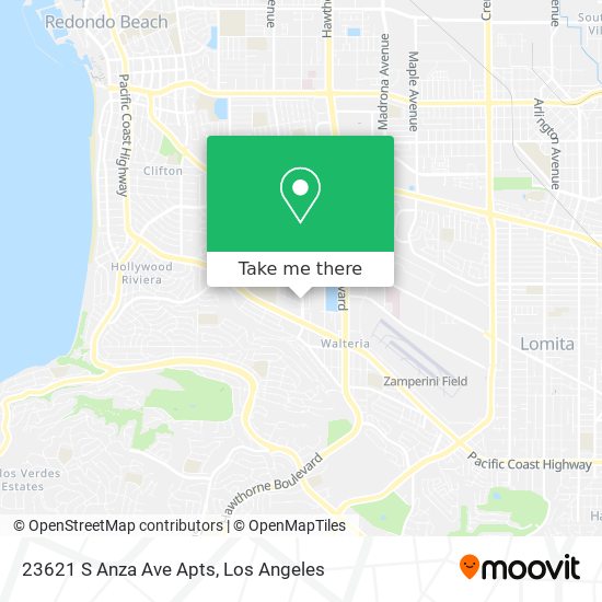 23621 S Anza Ave Apts map