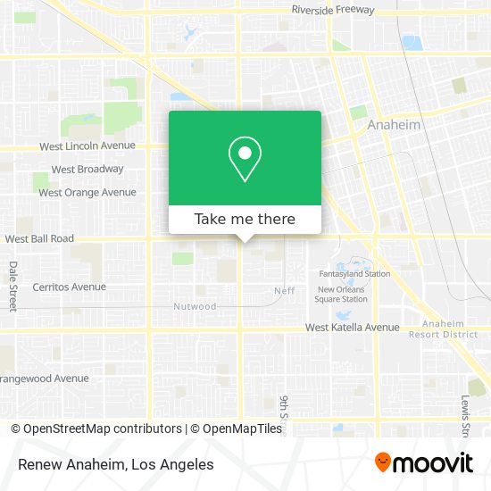 Renew Anaheim map