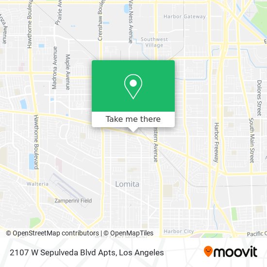 2107 W Sepulveda Blvd Apts map