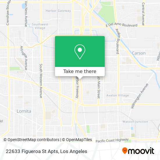 22633 Figueroa St Apts map