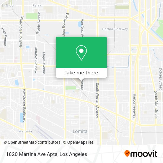 1820 Martina Ave Apts map