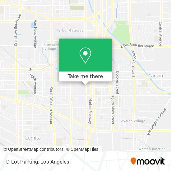 D-Lot Parking map