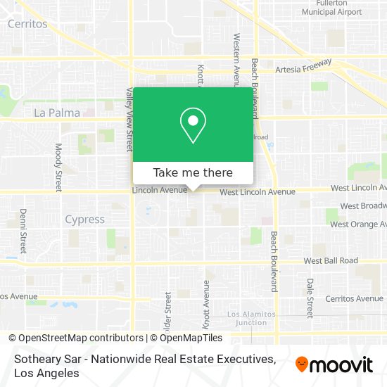 Mapa de Sotheary Sar - Nationwide Real Estate Executives