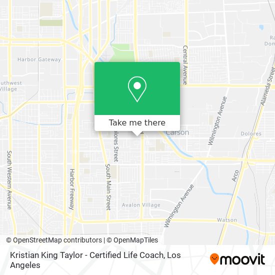 Kristian King Taylor - Certified Life Coach map