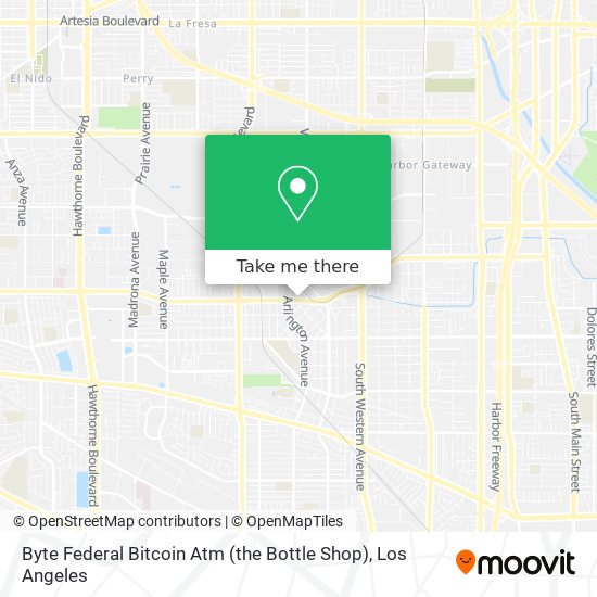 Mapa de Byte Federal Bitcoin Atm (the Bottle Shop)