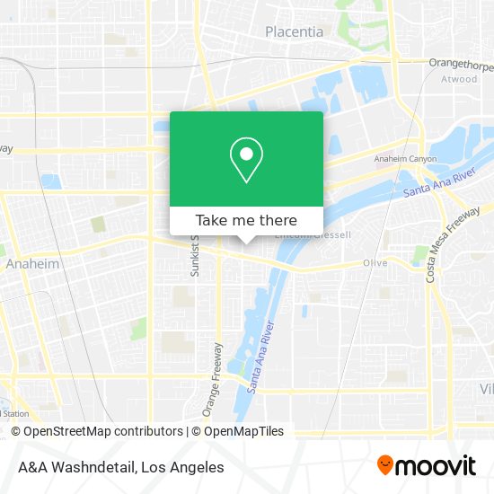 A&A Washndetail map