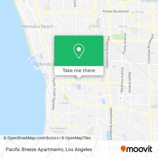 Pacific Breeze Apartments map