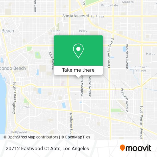 Mapa de 20712 Eastwood Ct Apts