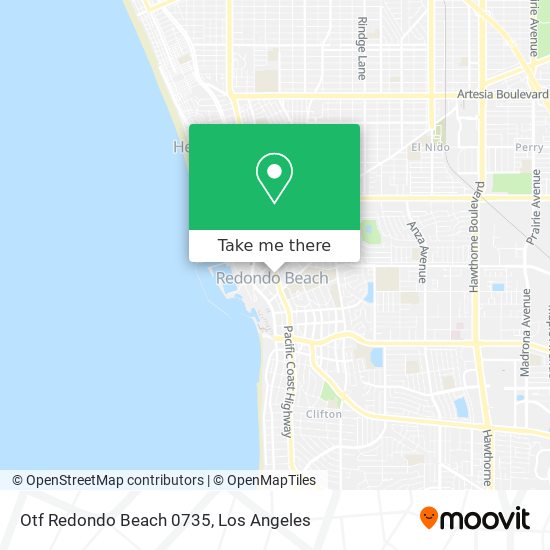 Mapa de Otf Redondo Beach 0735