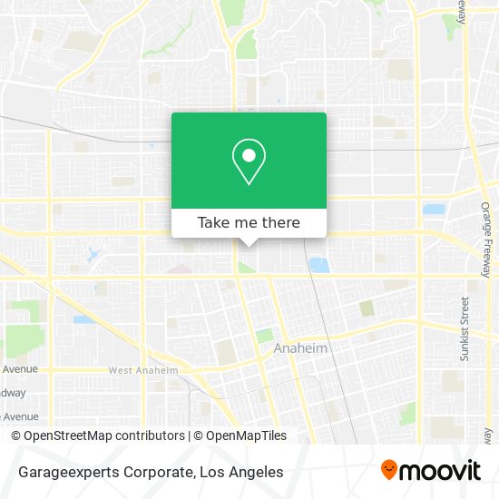 Garageexperts Corporate map