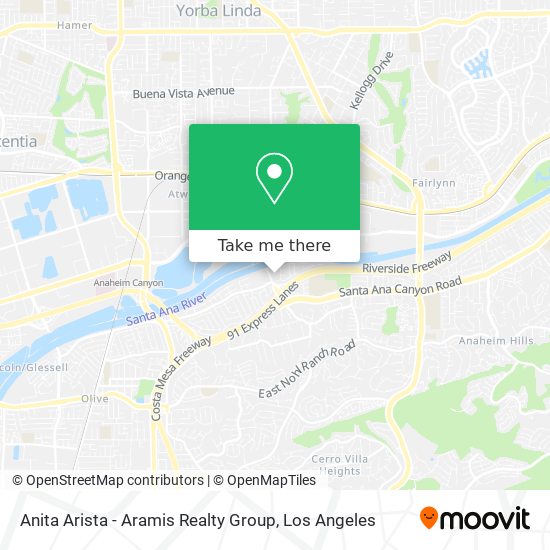 Mapa de Anita Arista - Aramis Realty Group