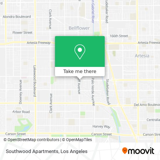 Southwood Apartments map