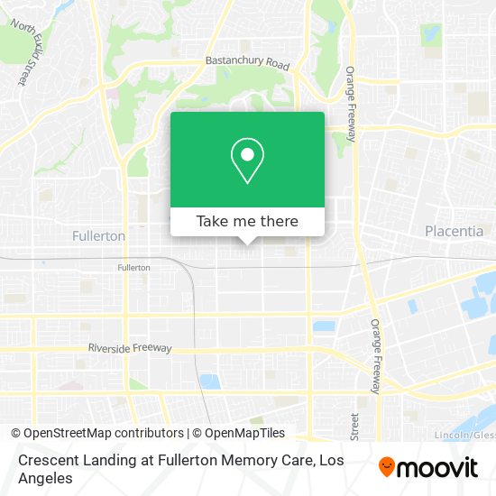 Crescent Landing at Fullerton Memory Care map