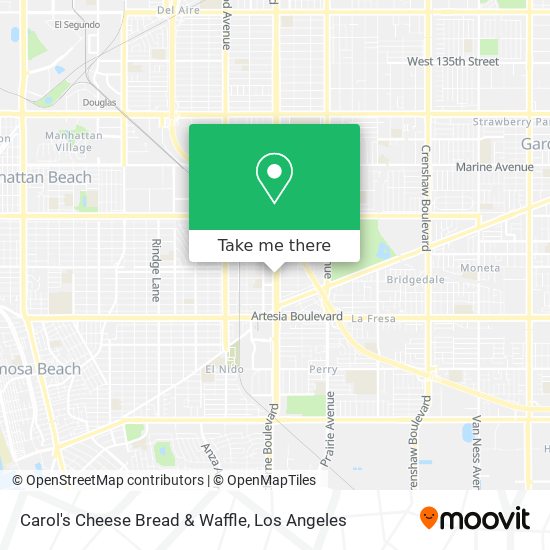 Carol's Cheese Bread & Waffle map