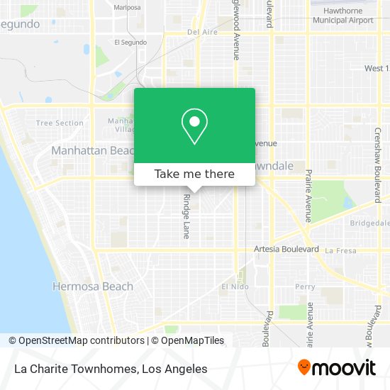 La Charite Townhomes map