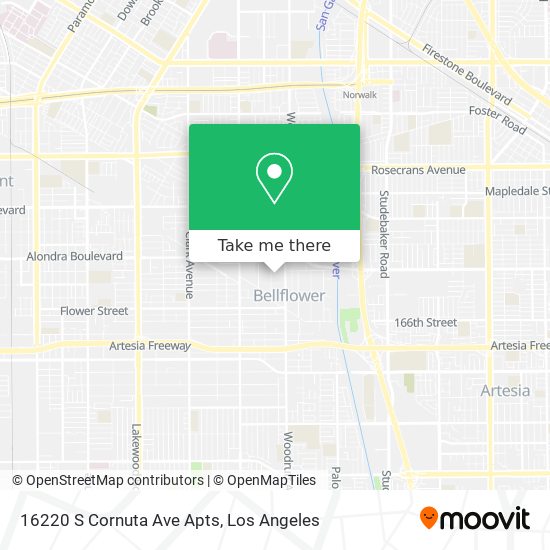 16220 S Cornuta Ave Apts map