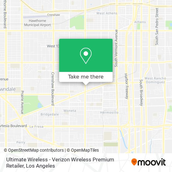 Mapa de Ultimate Wireless - Verizon Wireless Premium Retailer