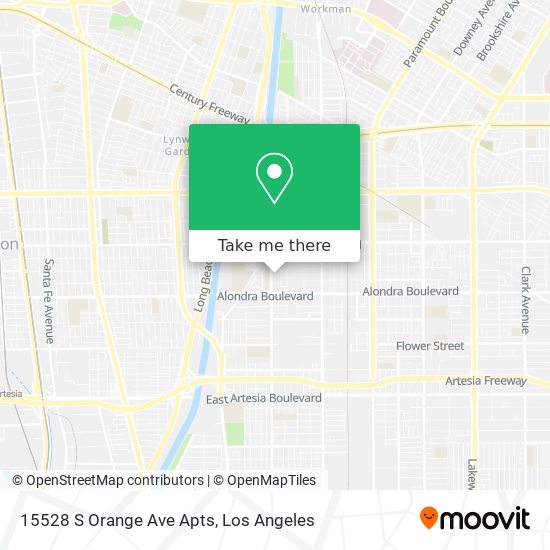 Mapa de 15528 S Orange Ave Apts