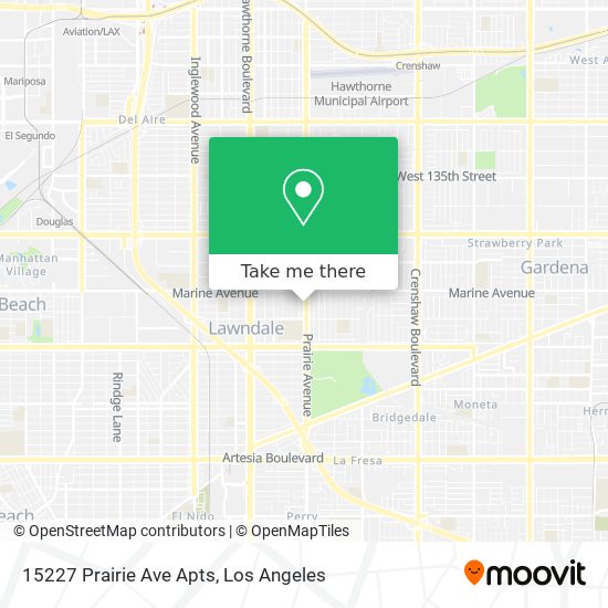 15227 Prairie Ave Apts map