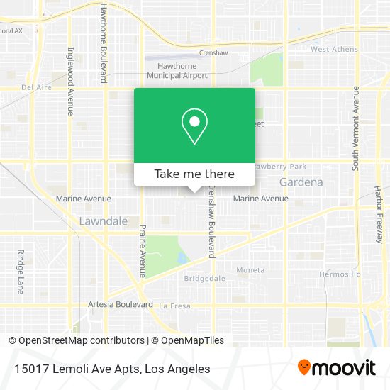 15017 Lemoli Ave Apts map