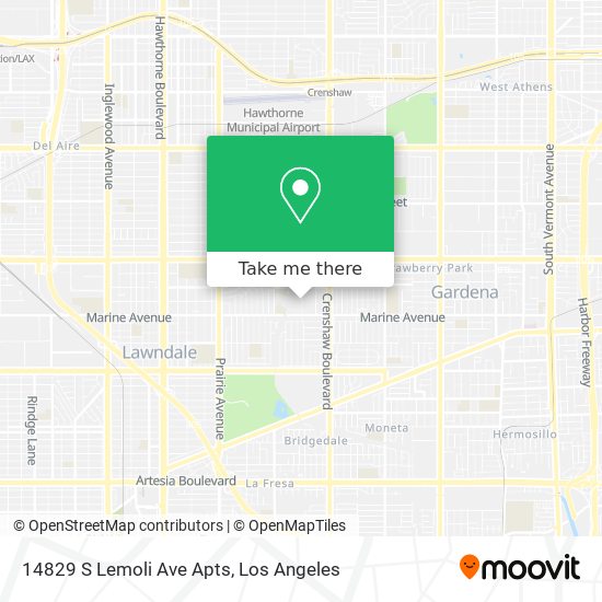 14829 S Lemoli Ave Apts map