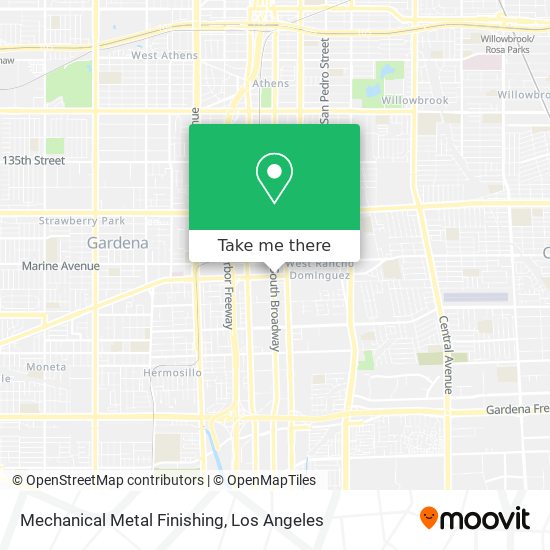 Mechanical Metal Finishing map