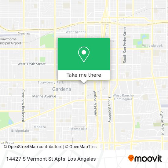 14427 S Vermont St Apts map