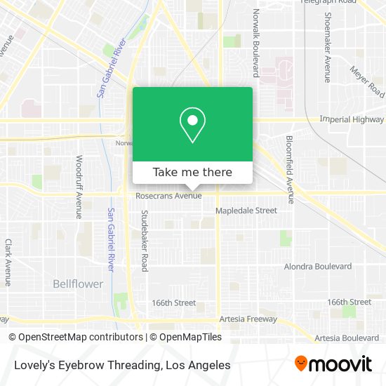 Mapa de Lovely's Eyebrow Threading
