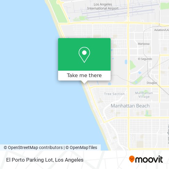 El Porto Parking Lot map