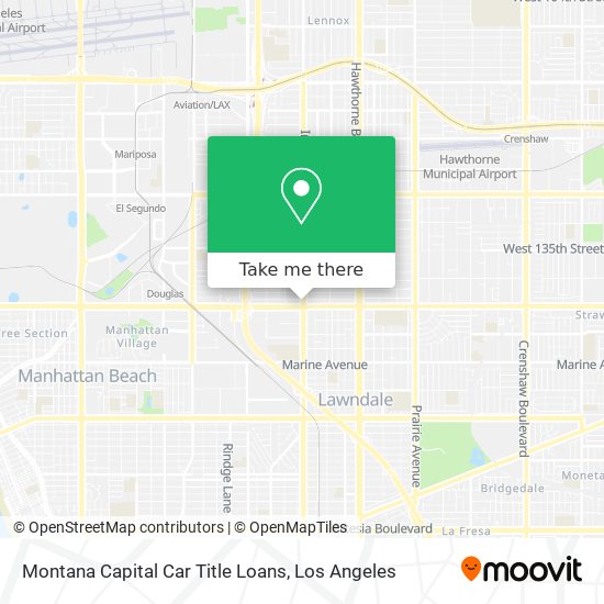 Mapa de Montana Capital Car Title Loans