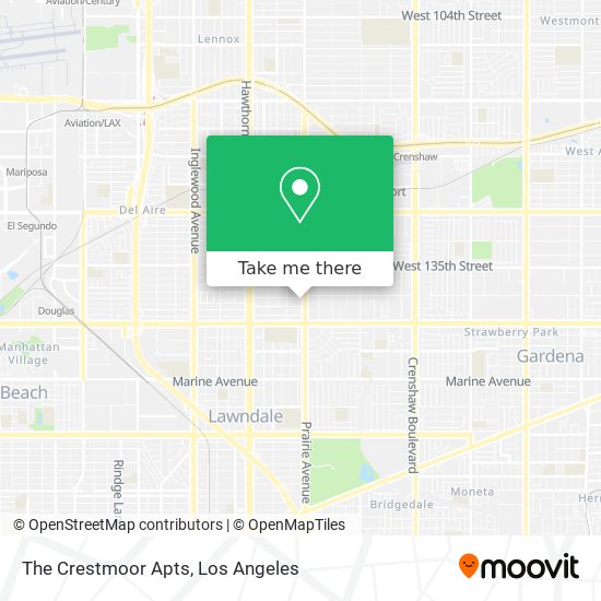 The Crestmoor Apts map