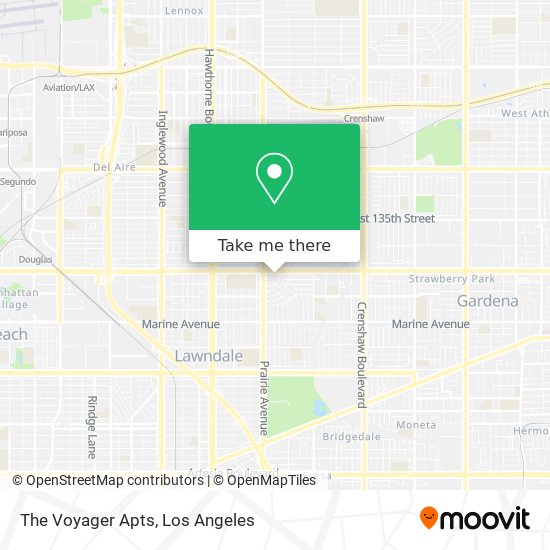 The Voyager Apts map