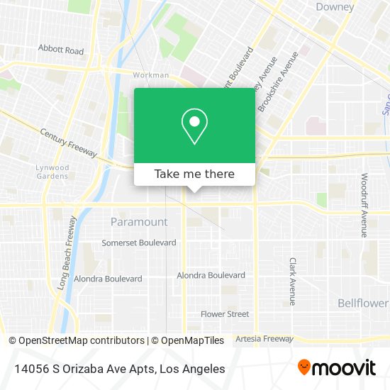 Mapa de 14056 S Orizaba Ave Apts