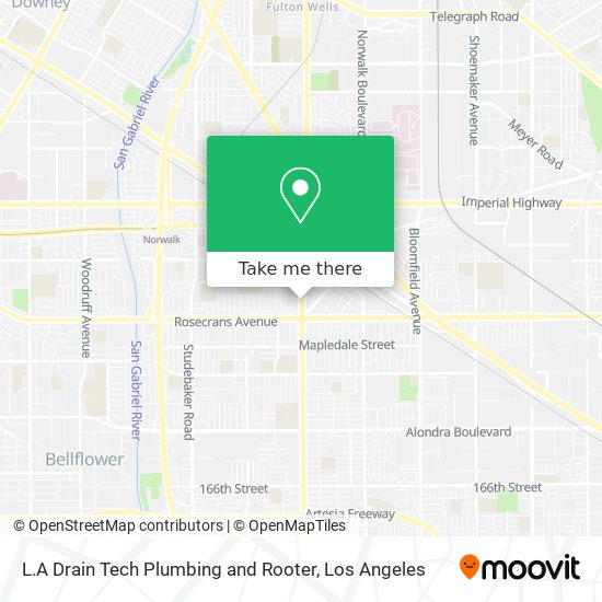 L.A Drain Tech Plumbing and Rooter map
