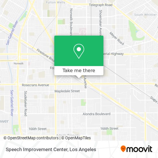 Speech Improvement Center map