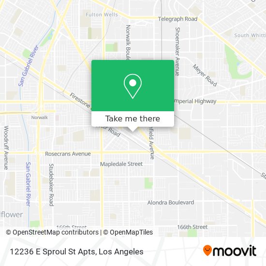 12236 E Sproul St Apts map